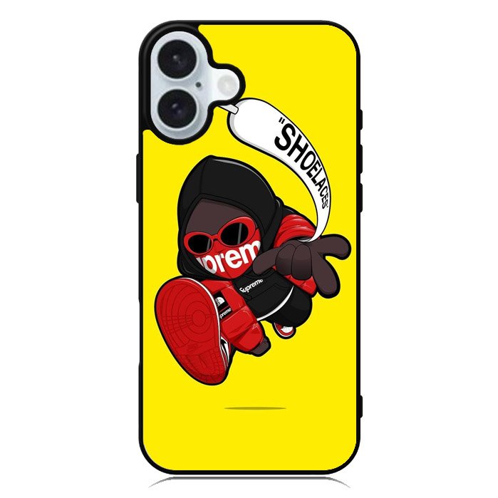 Shoelaces Sipreme iPhone 16 Plus Case QC9399