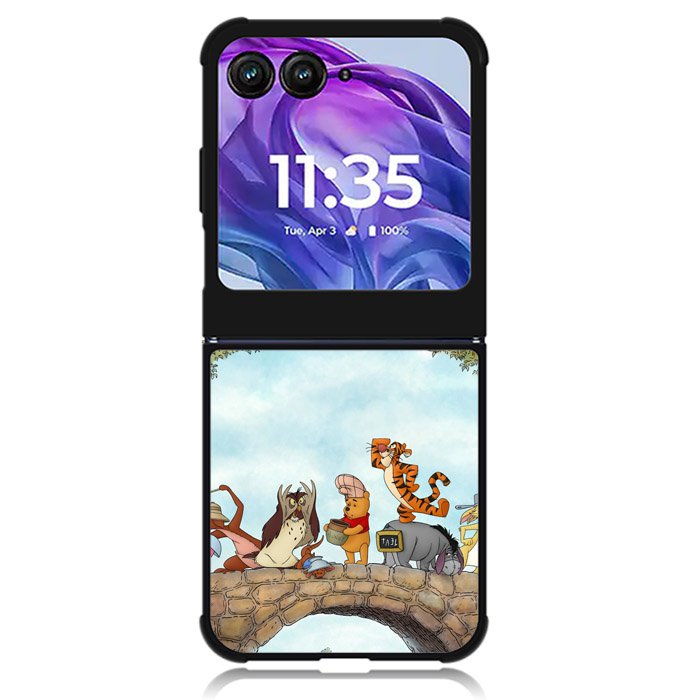 Winnie The Pooh 8th Motorola Moto Razr Plus 2024 , Moto Razr+ 2024 Case