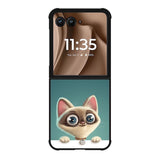 Cat Cute Motorola Moto RAZR Plus 2025 Case OV9481
