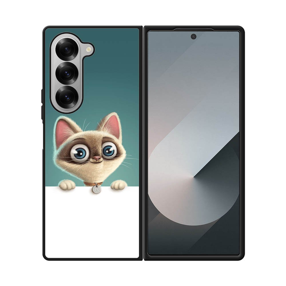 Cat Cute Samsung Galaxy Z Fold 7 5G Case QC9481