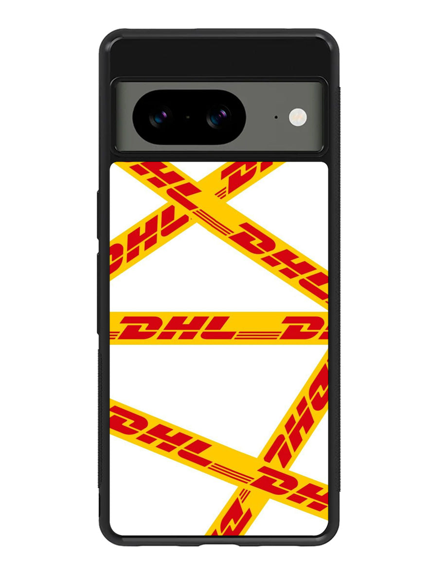 Line DHL White Google Pixel 8 Case QC9461