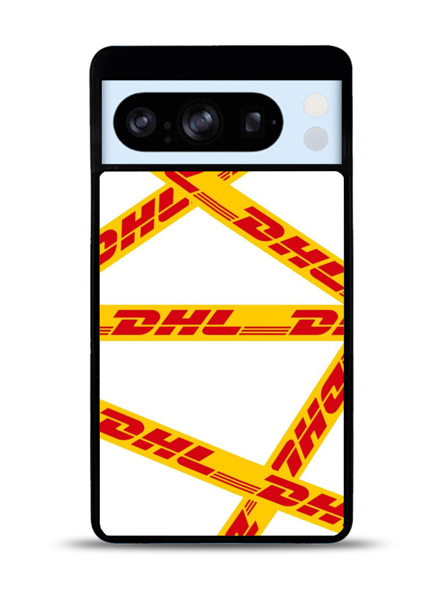Line DHL White Google Pixel 8 Pro Case QC9461