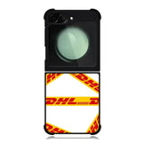 Line DHL White Samsung Galaxy Z Flip 6 5G 2024 Case OV9461