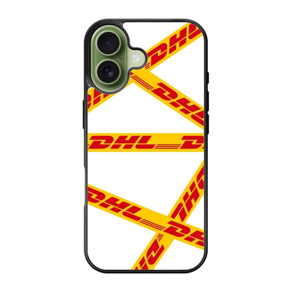 Line DHL White iPhone 17 Case QC9461