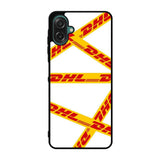 Line DHL White Samsung Galaxy A07 Case QC9461
