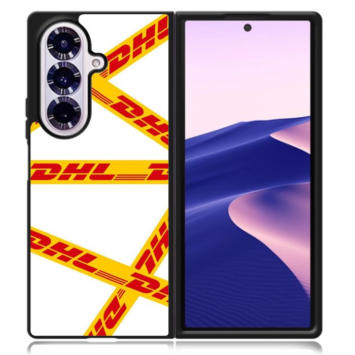 Line DHL White Samsung Galaxy Z Fold 7 Case OV9461
