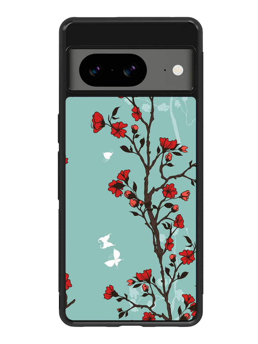 Japanese Flowers Google Pixel 8A Case QC9457