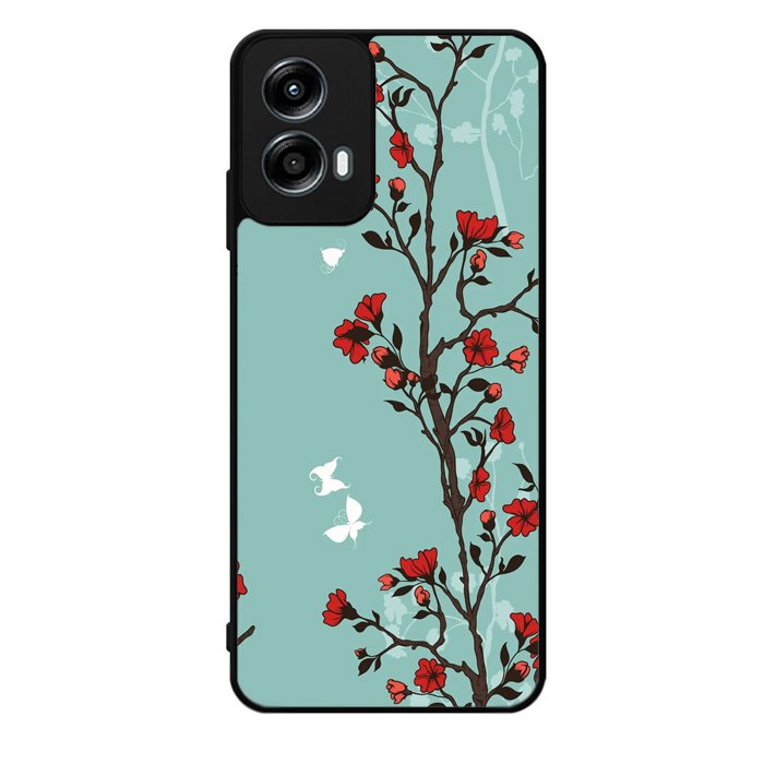 Japanese Flowers Motorola Moto G Play 2024 Case OV9457