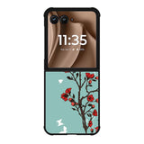 Japanese Flowers Motorola Moto RAZR Plus 2025 Case OV9457