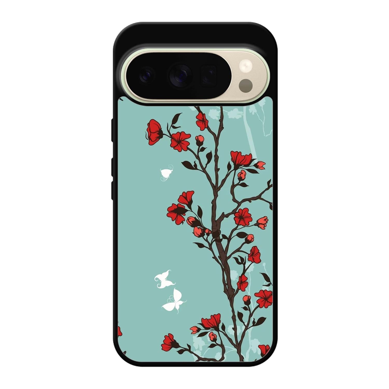 Japanese Flowers Google Pixel 10 Pro Case OV9457