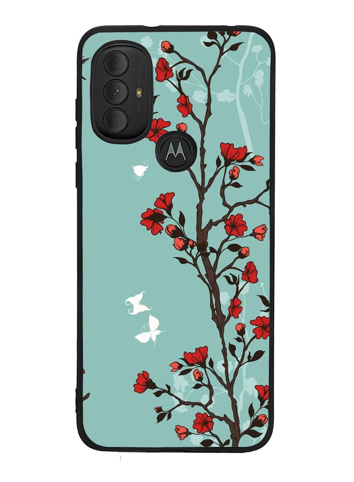 Japanese Flowers Motorola Moto G Pure 2021 , Moto G Power 2022 Case OV9457