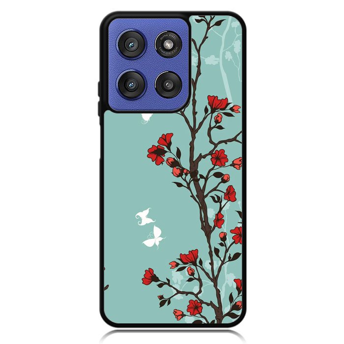 Japanese Flowers Motorola Moto G Stylus 5G 2025 Case OV9457