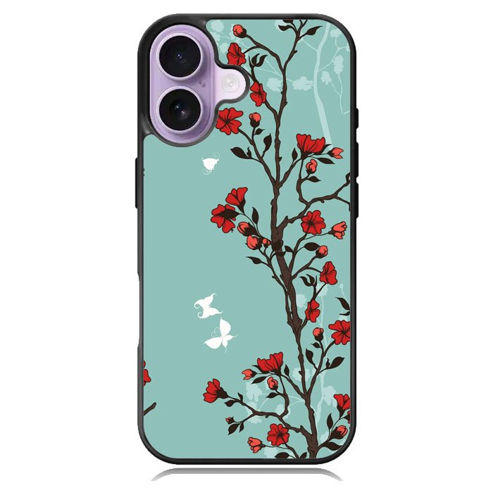 Japanese Flowers iPhone 17 Case OV9457
