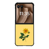 Yellow Flower Motorola Moto RAZR Plus 2025 Case OV9441