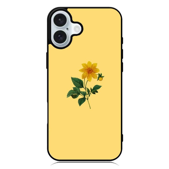 Yellow Flower iPhone 16 Case QC9441