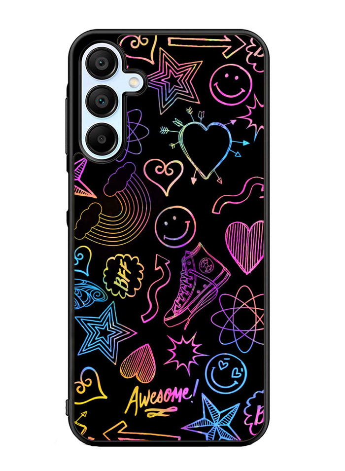 Neon Doodles Samsung Galaxy A35 5G Case OV9467