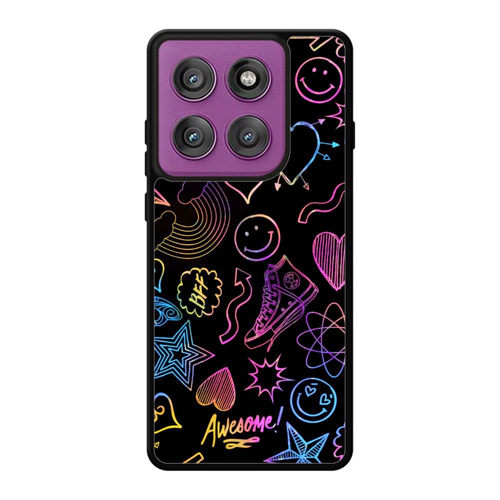 Neon Doodles Motorola Moto Edge 60 Pro Case OV9467