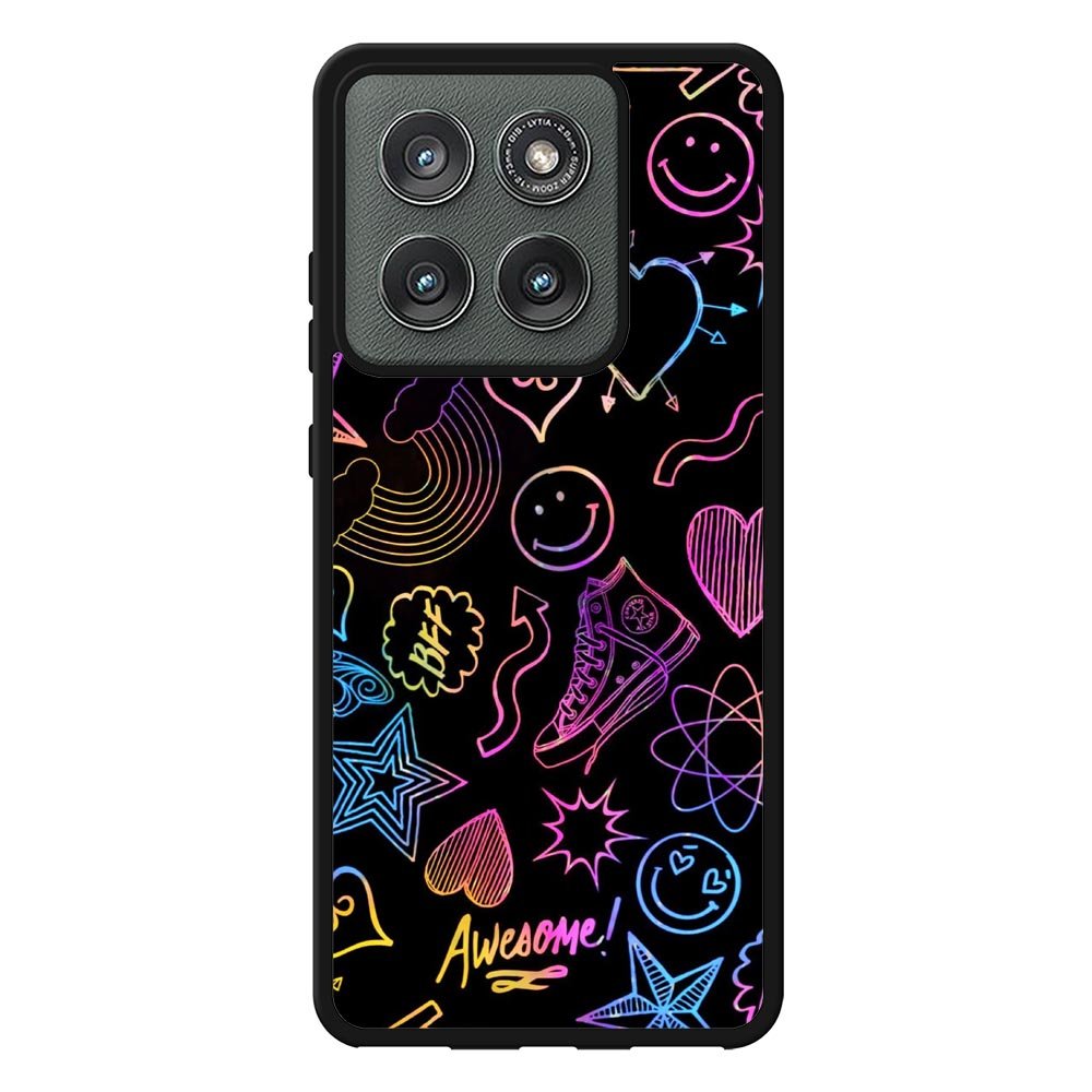 Neon Doodles Motorola Moto Edge 2025 Case OV9467