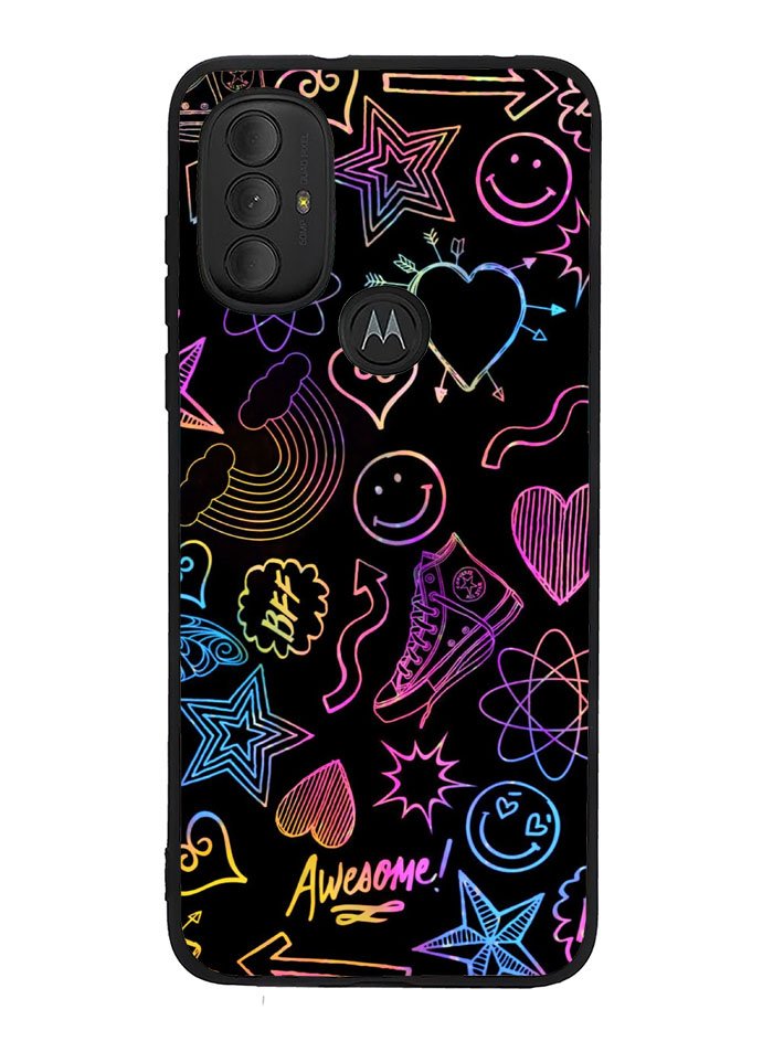 Neon Doodles Motorola Moto G Pure 2021 , Moto G Power 2022 Case OV9467