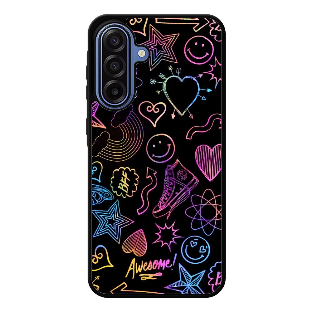 Neon Doodles Samsung Galaxy A17 Case OV9467