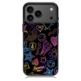 Neon Doodles iPhone 17 Pro Case RC9467