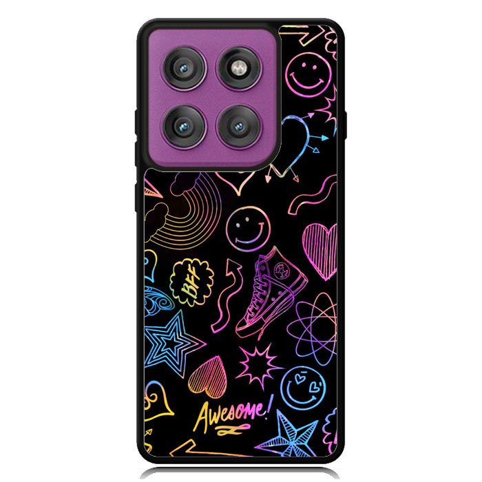 Neon Doodles Motorola Moto Edge 2025 | Moto Edge 60 Fusion | Moto Edge 60 Pro Case OV9467