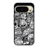 Black Doodle Google Pixel 10 Pro XL Case OV9476