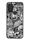 Black Doodle Motorola Moto G Pure 2021 , Moto G Power 2022 Case OV9476