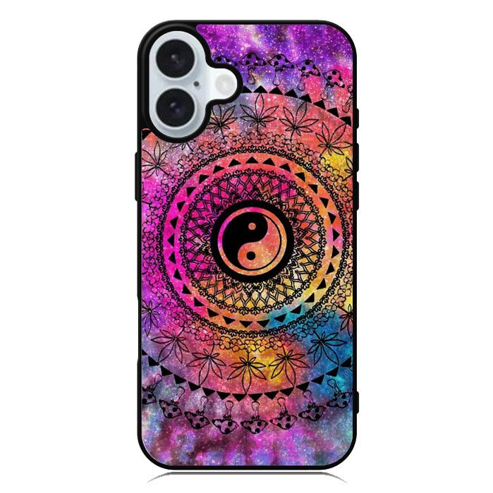 Galaxy Space Doodle iPhone 16 Case QC9445
