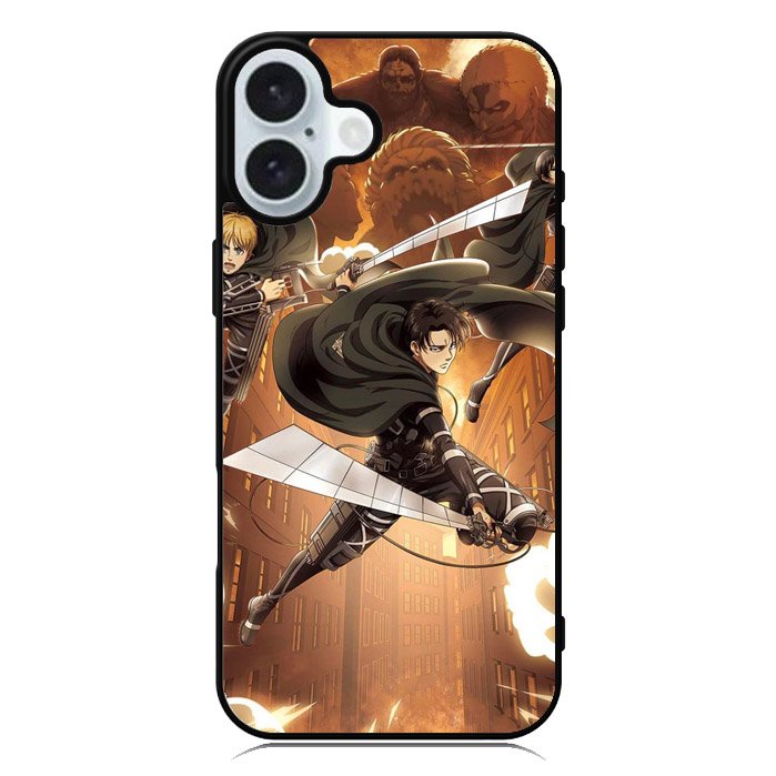 Attack on Titan Season 4 iPhone 16 Case QC9472