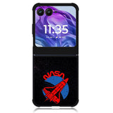 Nasa Black Motorola Moto Razr Plus 2024 , Moto Razr+ 2024 Case OV9465