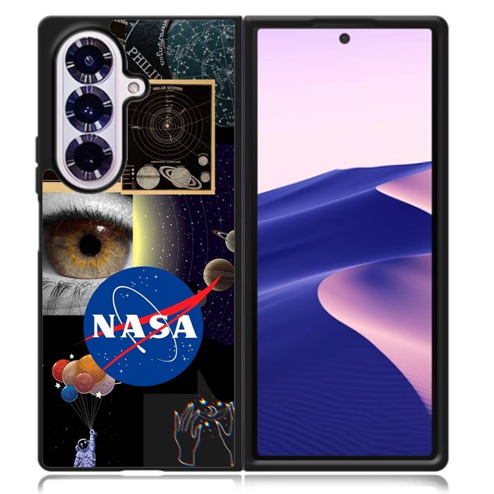 Vintage Nasa Aesthetic Samsung Galaxy Z Fold 7 Case OV9433