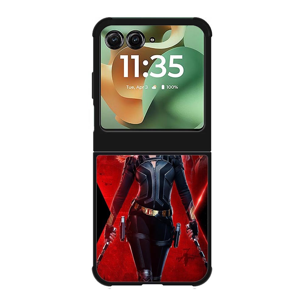 black widow Motorola Moto RAZR 2025 Case OV9477