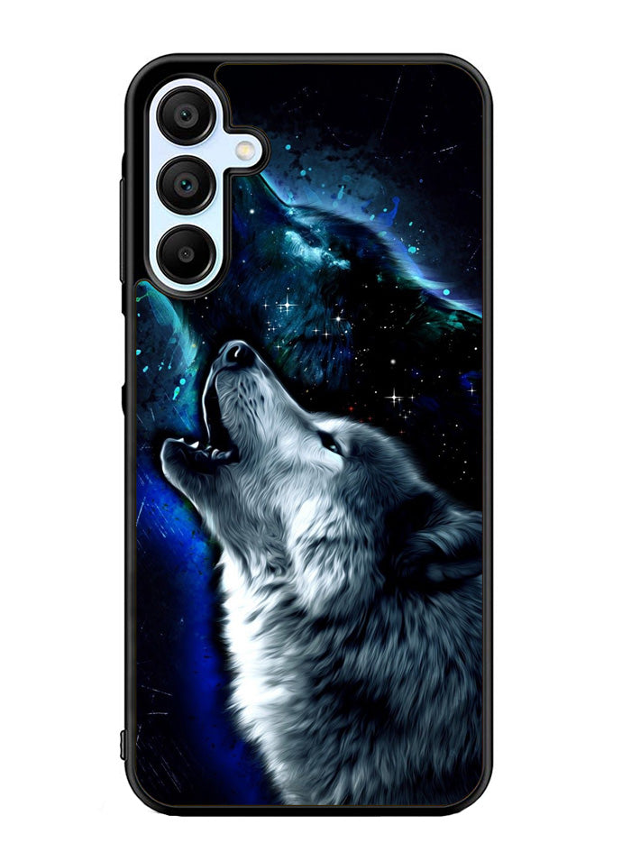 Wolf Black White Samsung Galaxy A35 5G Case OV8675