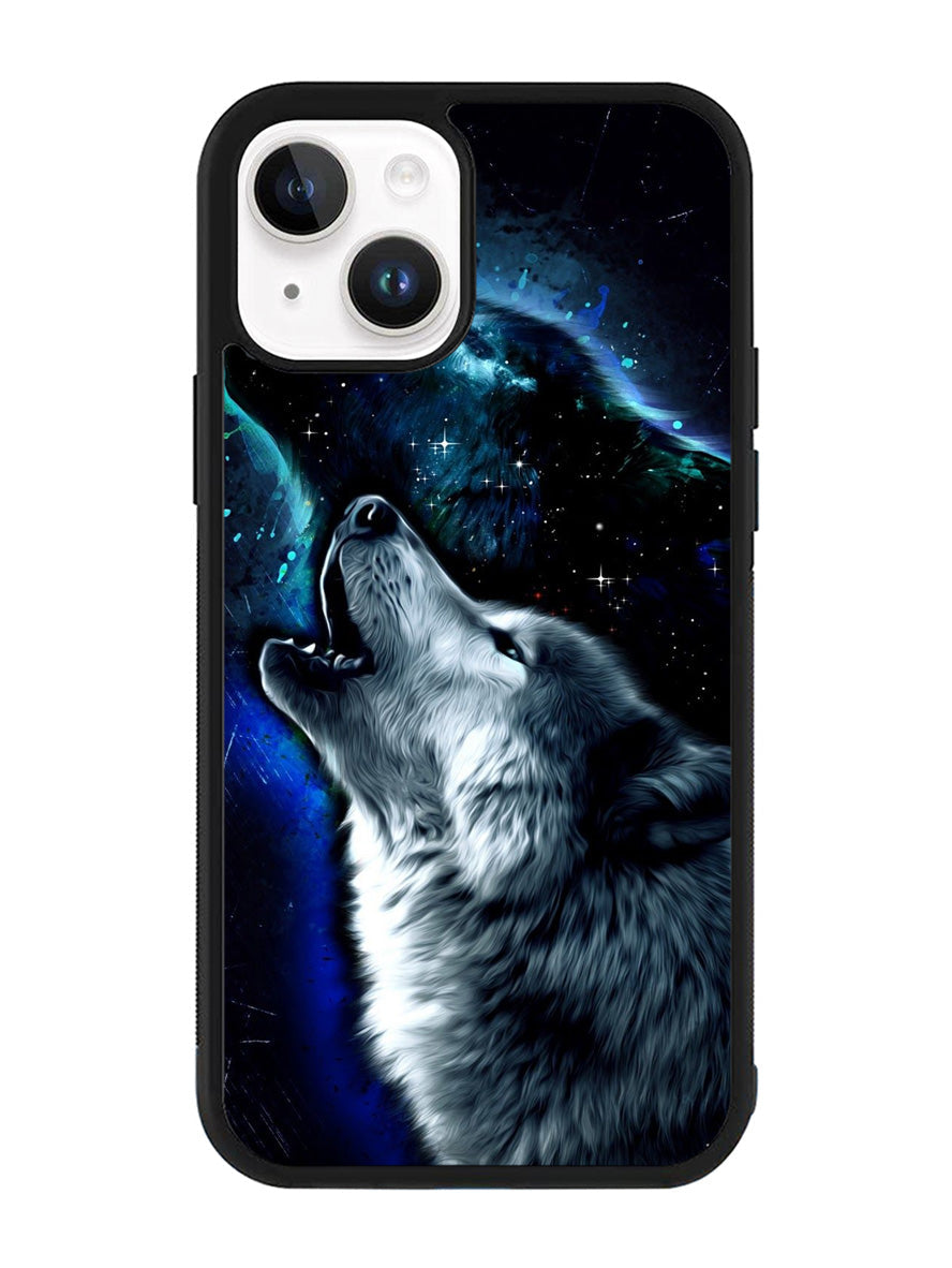 Wolf Black White iPhone 15 Case OV8675