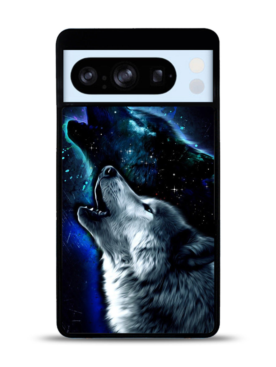 Wolf Black White Google Pixel 8 Pro Case QC8675