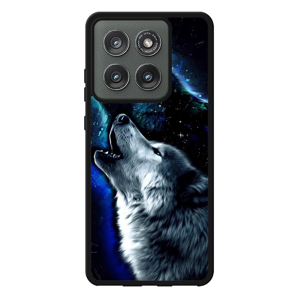 Wolf Black White Motorola Moto Edge 2025 Case OV8675