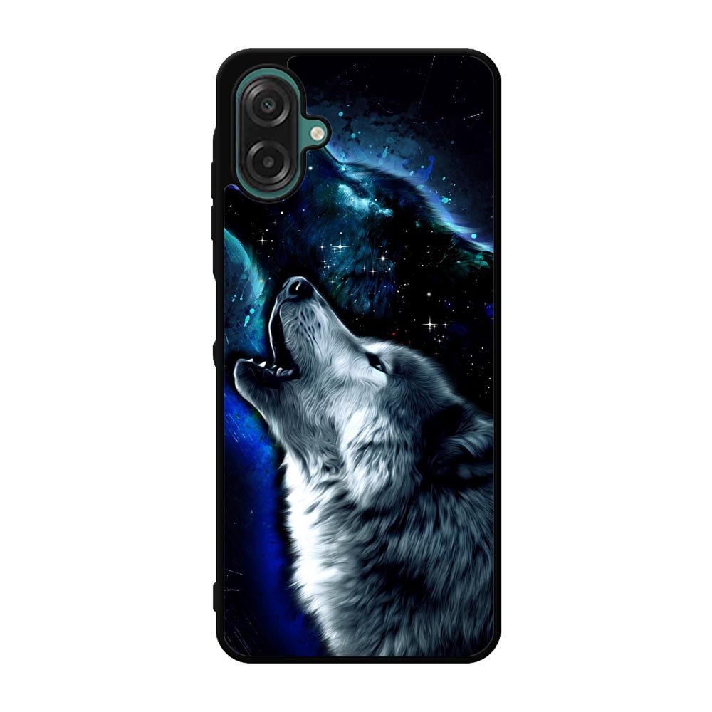Wolf Black White Samsung Galaxy A07 Case OV8675