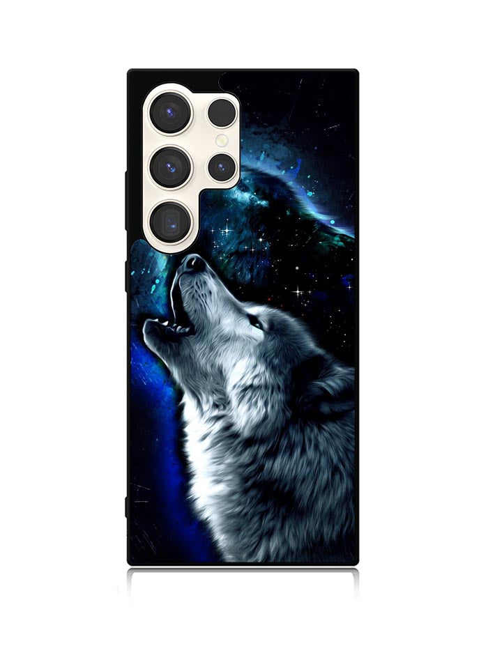 Wolf Black White Samsung Galaxy S24 Ultra 5G Case OV8675