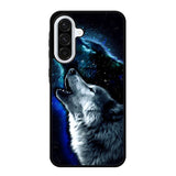 Wolf Black White Samsung Galaxy A36 5G Case RC8675