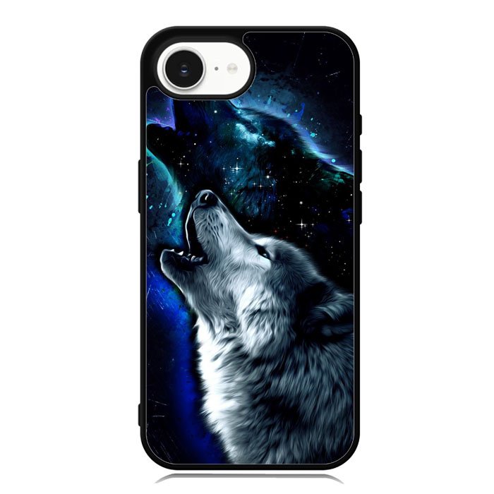 Wolf Black White iPhone 16e Case OV8675