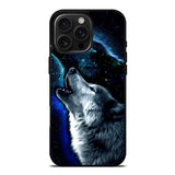 Wolf Black White iPhone 16 Pro Max Case OV8675