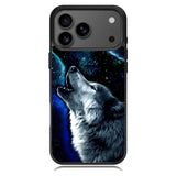 Wolf Black White iPhone 17 Pro Case RC8675