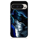Wolf Black White Google Pixel 9 Pro XL Case OV8675
