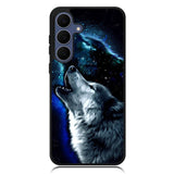 Wolf Black White Samsung Galaxy S25 FE Case OV8675