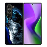 Wolf Black White Samsung Galaxy Z Fold 6 5G 2024 Case OV8675