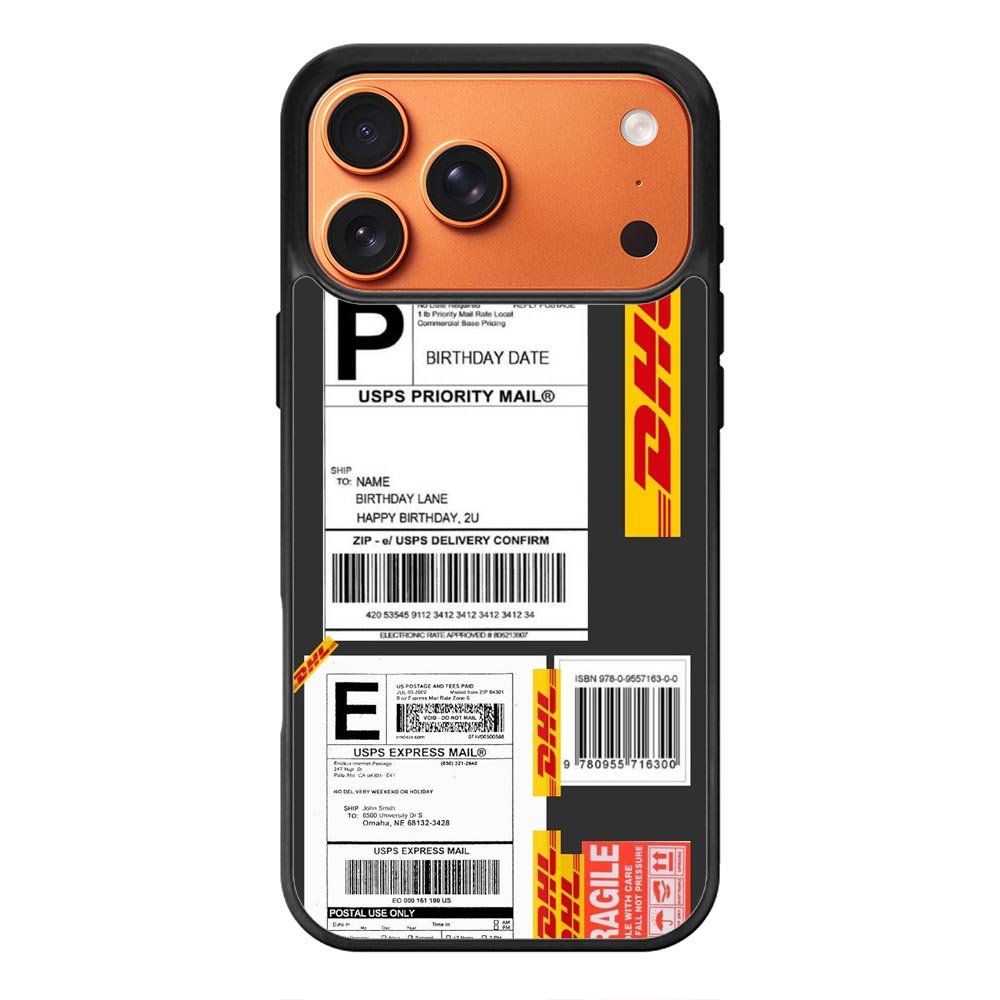 DHL Birthday Date iPhone 17 Pro Case QC8682