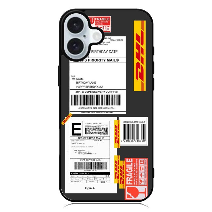 DHL Birthday Date iPhone 16 Plus Case QC8682