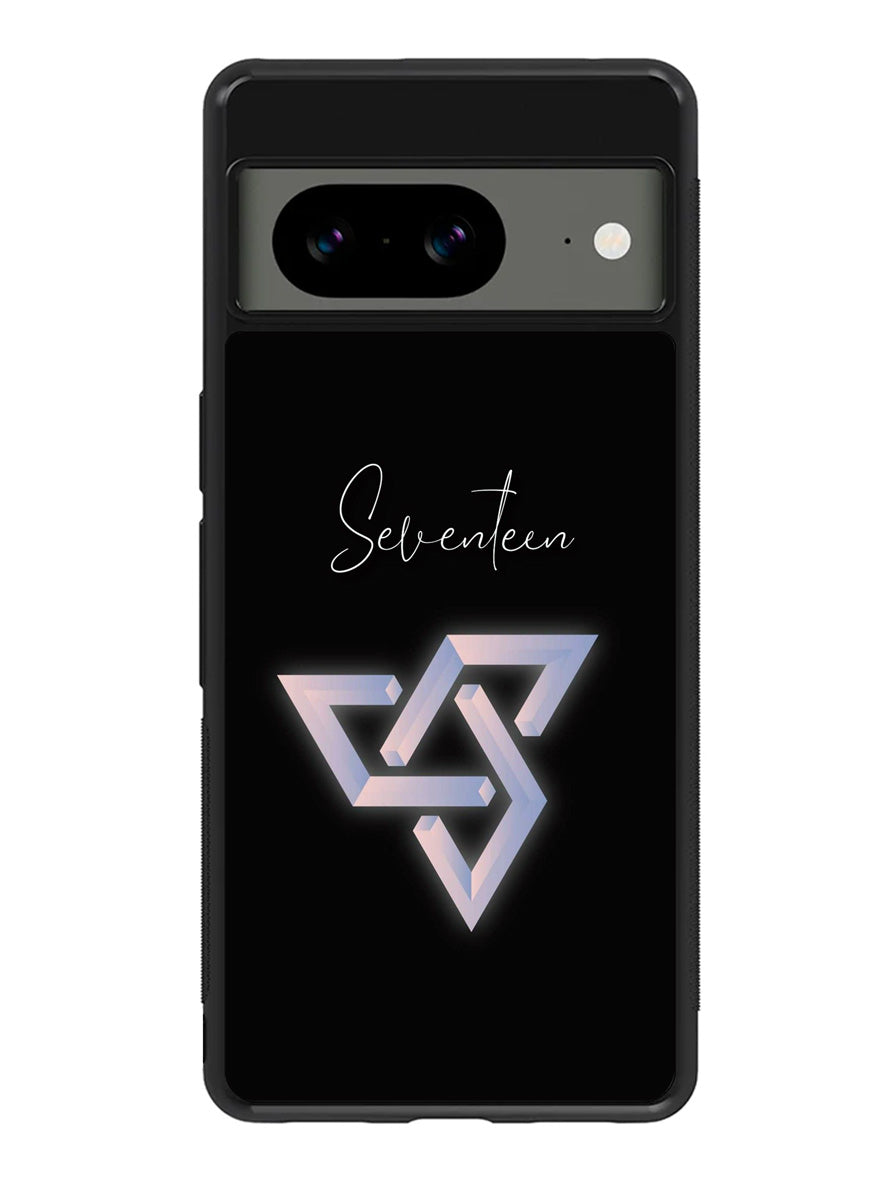 Seventeen Black Logo Google Pixel 8 Case QC8664