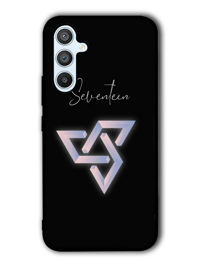 Seventeen Black Logo Samsung Galaxy A54 5G Case OV8664